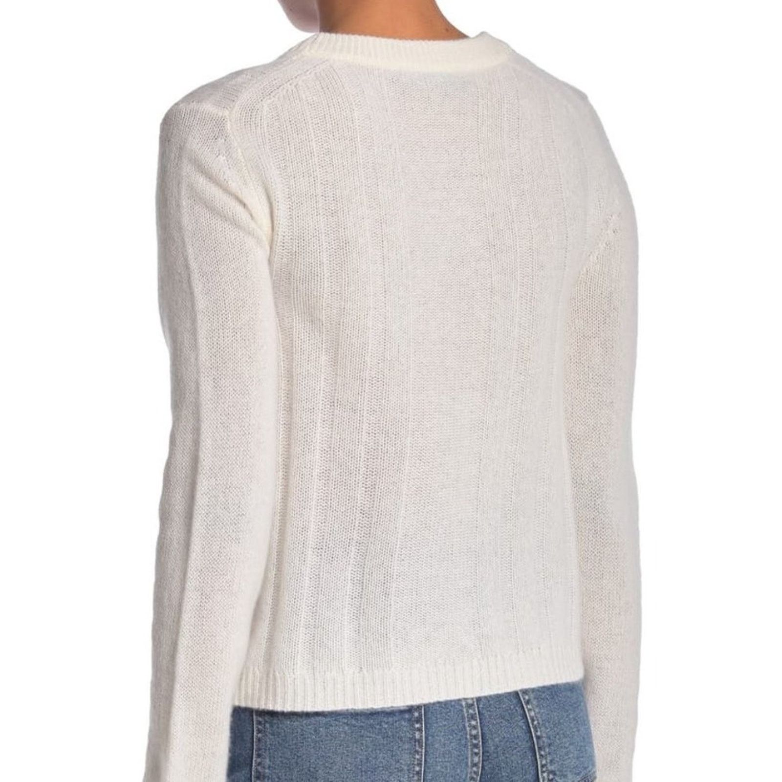 360Cashmere Cashmere Ribbed Crop Sweater 360 Cashmere Size S / US 4 / IT 40 - 3 Thumbnail