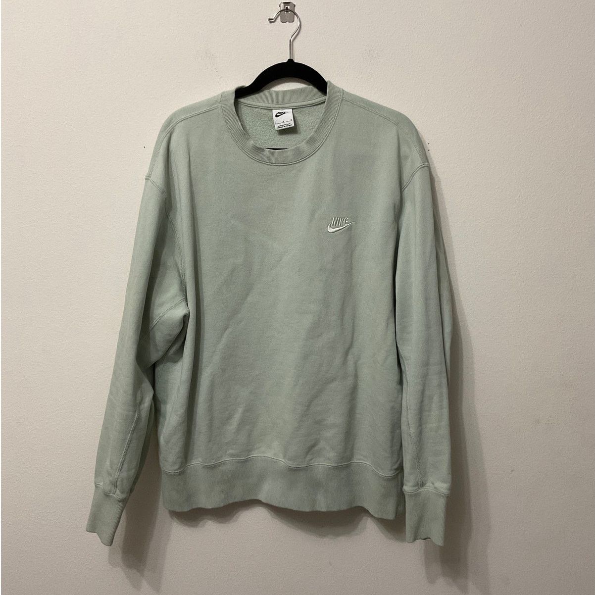 Nike Preloved Nike Sportswear Classic Fleece Pullover Mint Size L Size US L / EU 52-54 / 3 - 1 Thumbnail