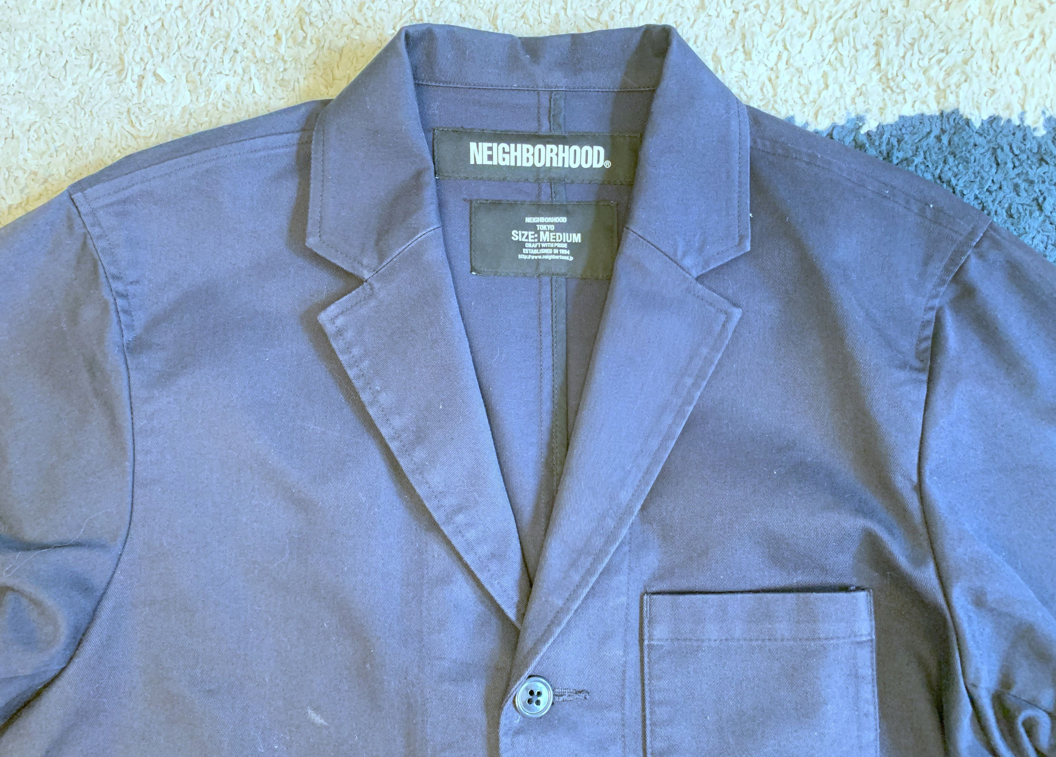 Neighborhood Neighborhood Japan 2020ss cotton/poly work jacket, size M Size US M / EU 48-50 / 2 - 2 Thumbnail