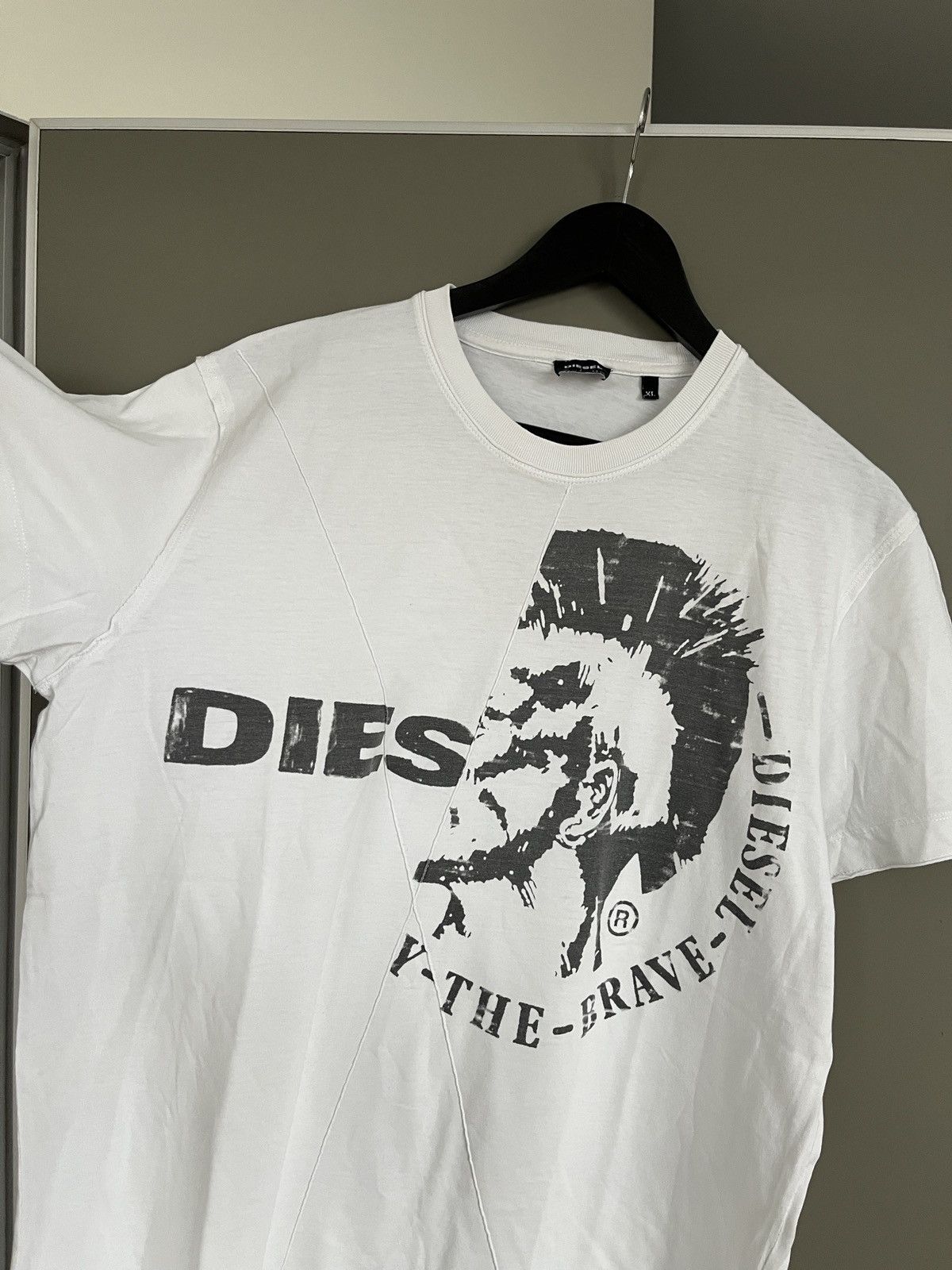 Diesel Diesel Mohawk Punk Logo T-shirt Size US XL / EU 56 / 4 - 4 Thumbnail