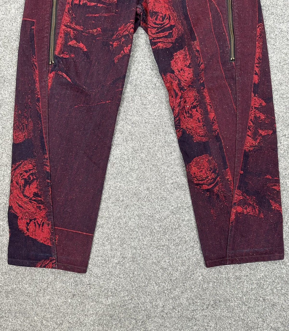 Issey Miyake Men - Archival 2005- Decorative Floral Dual Zip