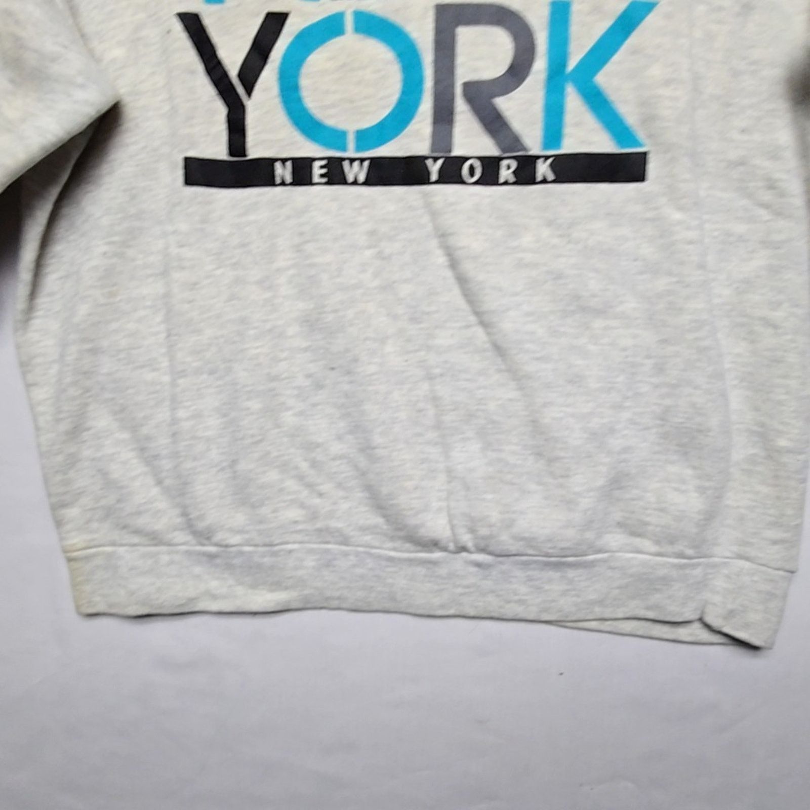 Vintage Vintage New York Sweatshirt Gray Mens XL Graphic 90s VTG Size US XL / EU 56 / 4 - 4 Thumbnail