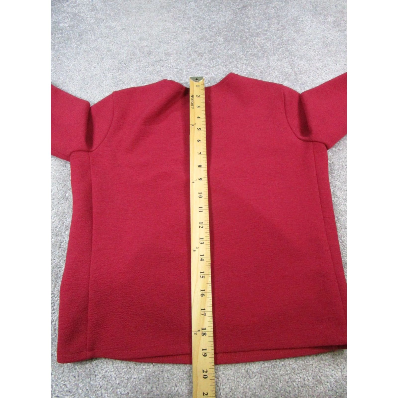 Madewell Madewell Shirt Womens Xxs Red Texture & Thread Wrap Blouse Size XXS / US 00 / IT 34 - 7 Thumbnail