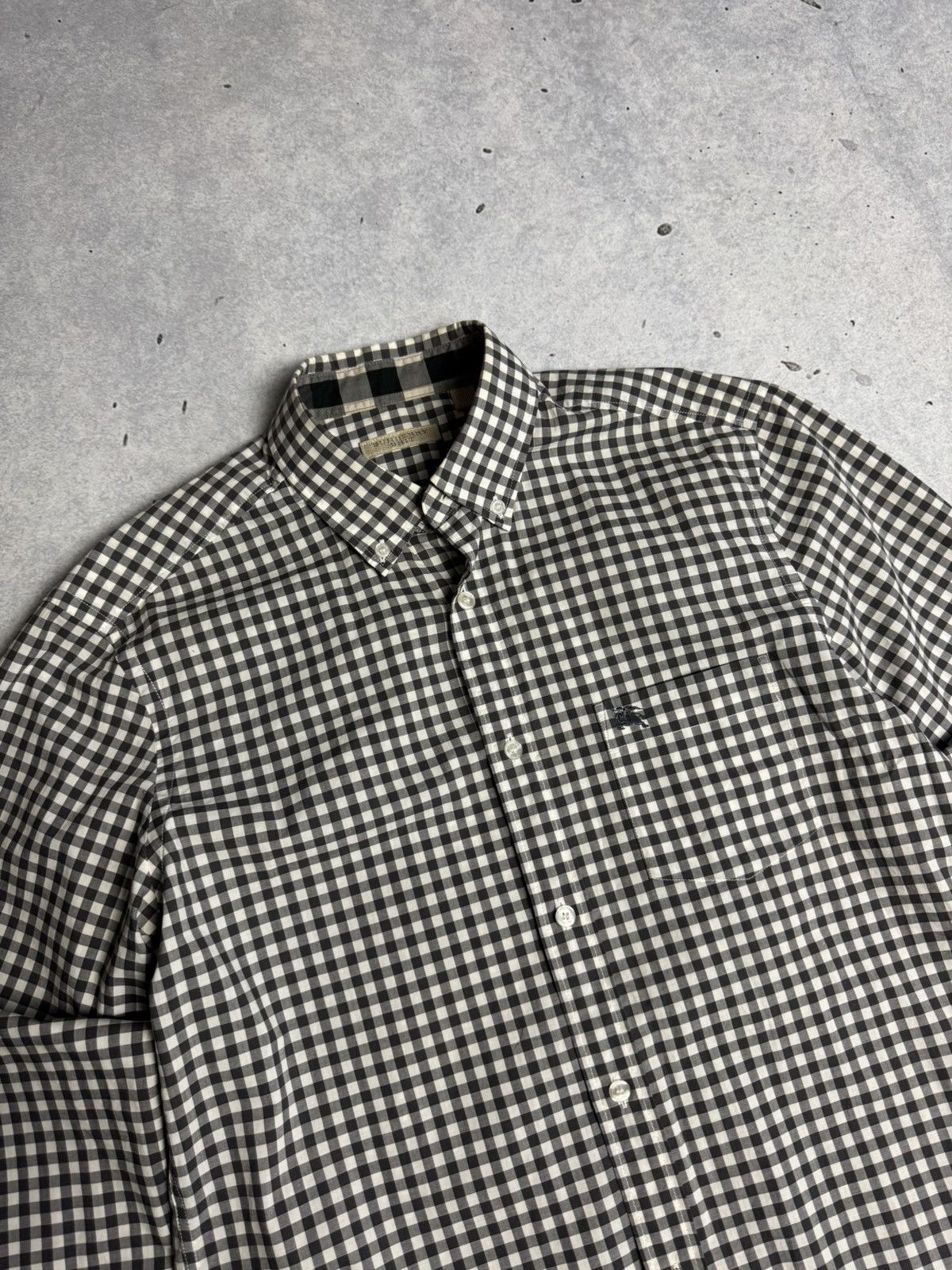 Burberry Burberry Brit Check Button Up Shirt Preppy Size US M / EU 48-50 / 2 - 2 Thumbnail