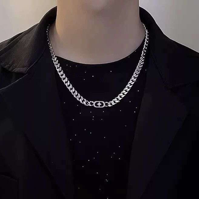 Other Star Link Chain Necklace for Men Women Unisex Hip Hop Style Size ONE SIZE - 5 Thumbnail