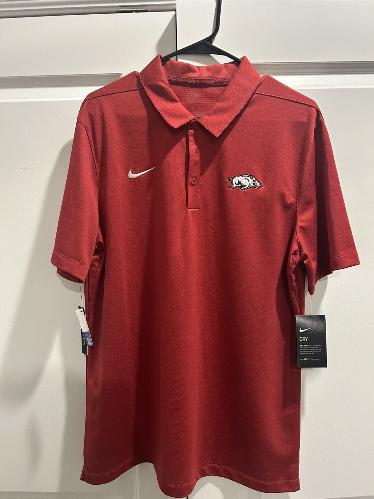 Nike Nike Arkansas Razorback Dri-fit polo Size US L / EU 52-54 / 3 - 1 Thumbnail