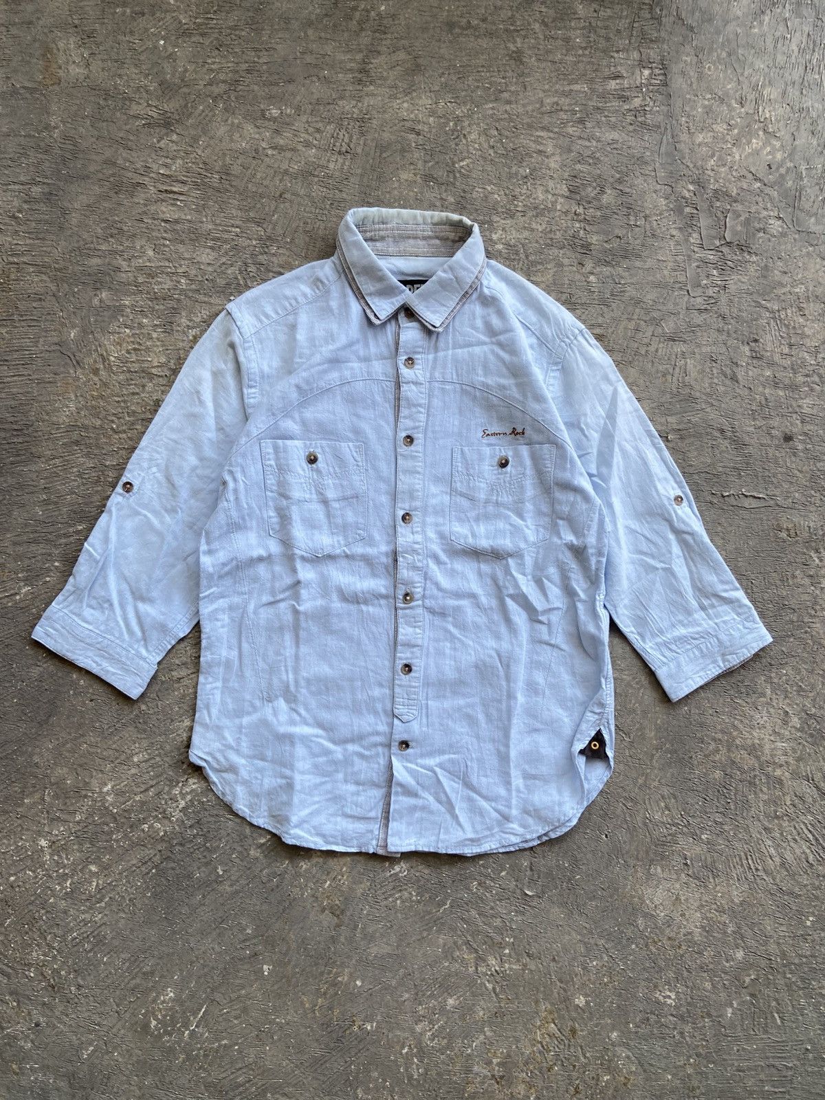 PPFM 2000s PPFM - Western Snap Button 3/4 Slevee Shirt Size US S / EU 44-46 / 1 - 1 Thumbnail