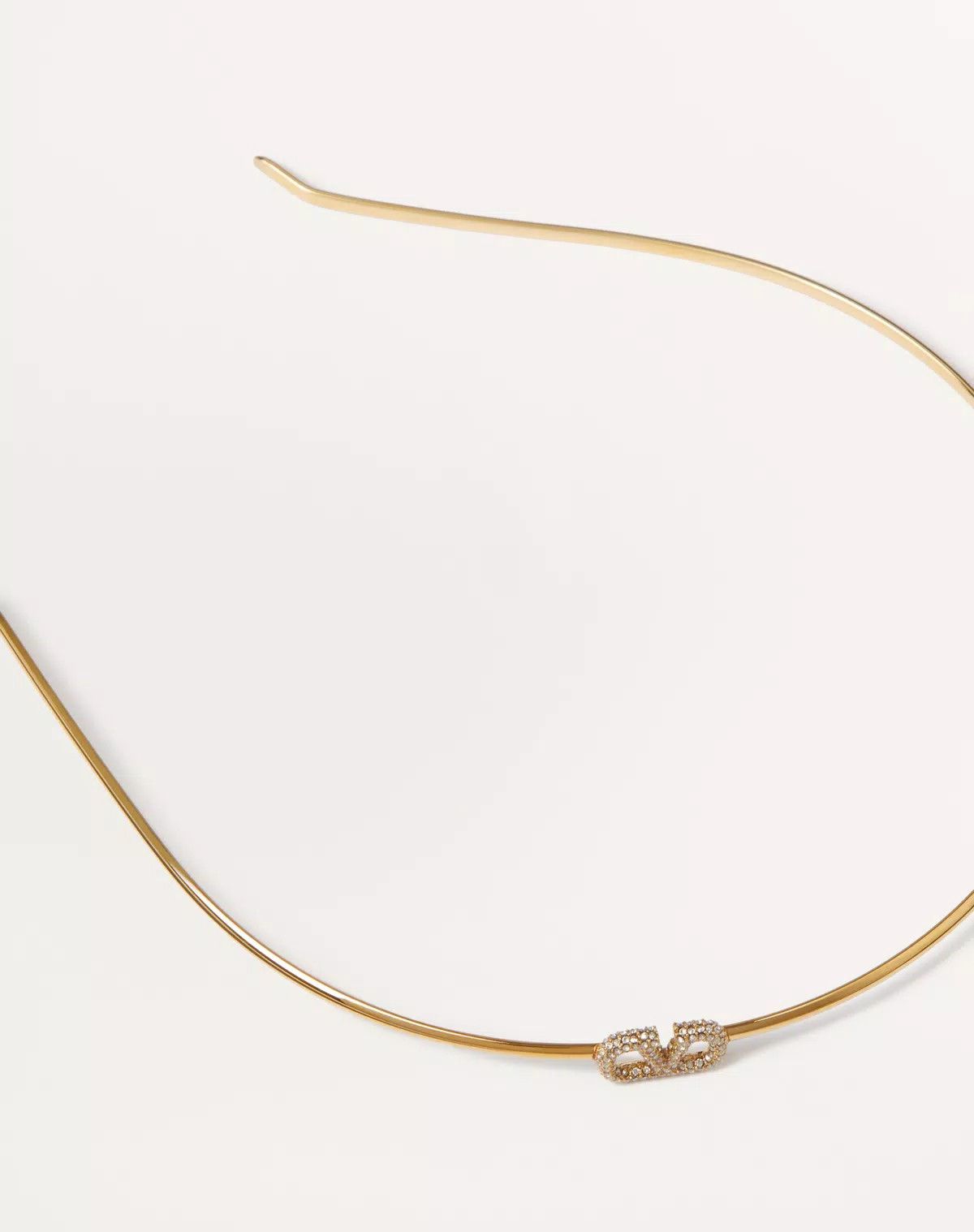 Valentino oc11z0725 Size:OS/Swarovski® Crystal Headband in Golden Size ONE SIZE - 3 Thumbnail