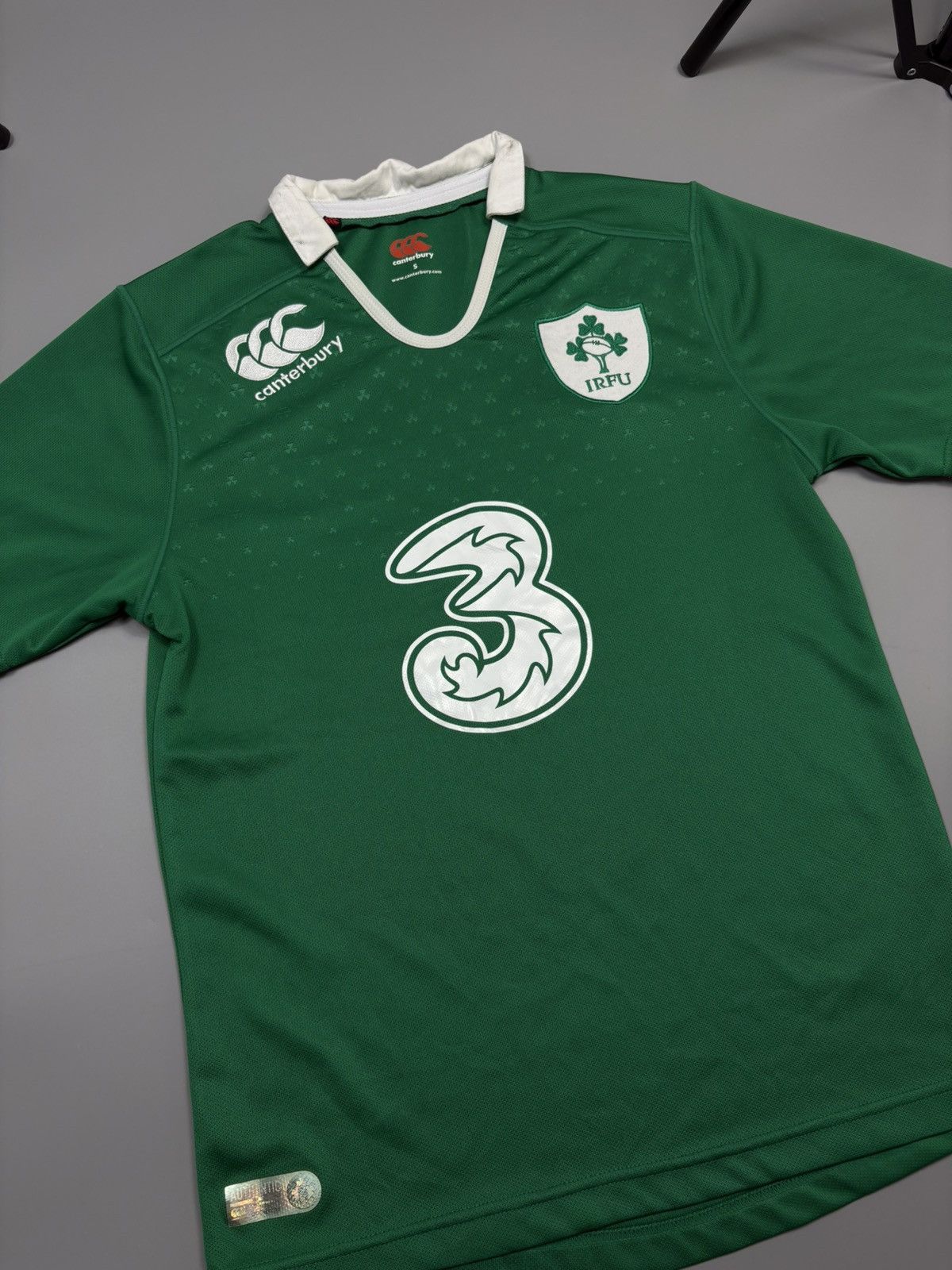 Canterbury of New Zealand Canterbury Ireland Rugby 2014/2015 Home union jersey Size US S / EU 44-46 / 1 - 2 Thumbnail