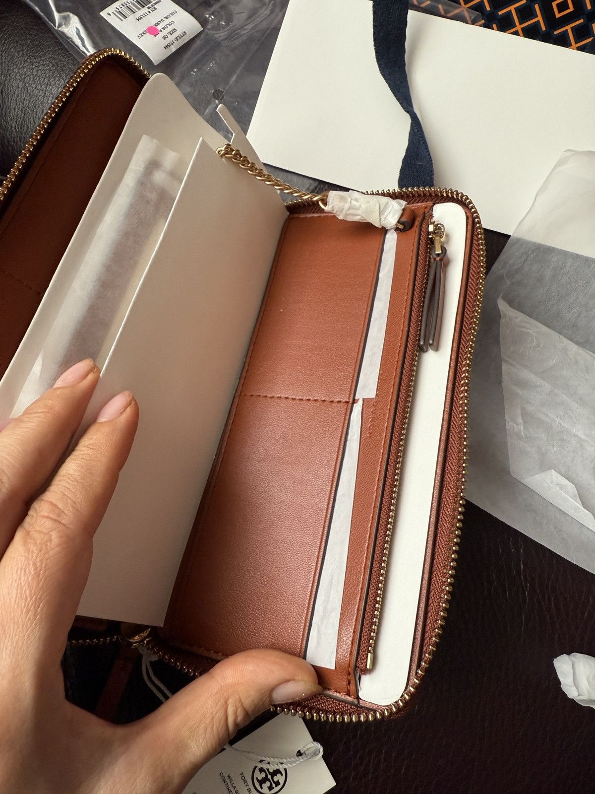 Tory Burch Tory Burch full zipper Wallet Continental 171544 NWT Size ONE SIZE - 9 Thumbnail
