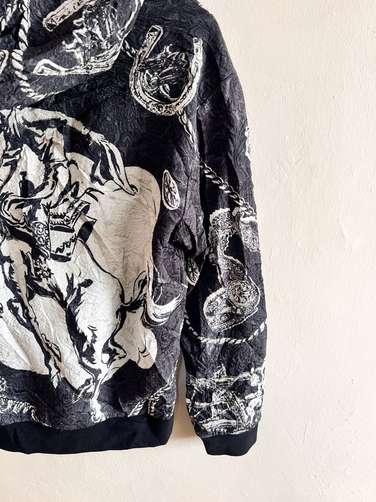 Dolce & Gabbana DOLCE & GABBANA BAROQUE EQUESTRIAN GRAPHIC HOODIE Size US S / EU 44-46 / 1 - 5 Thumbnail