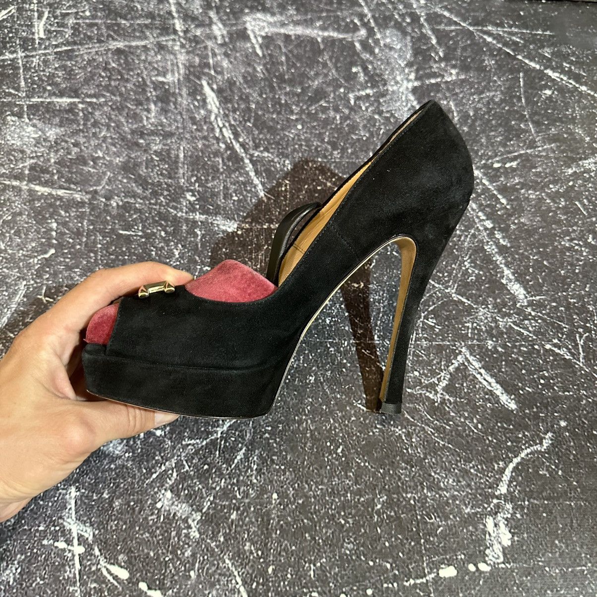 Elisabetta Franchi ELISABETTA FRANCHI Women’s Suede Heels Size 39 Size US 9 / IT 39 - 10 Thumbnail
