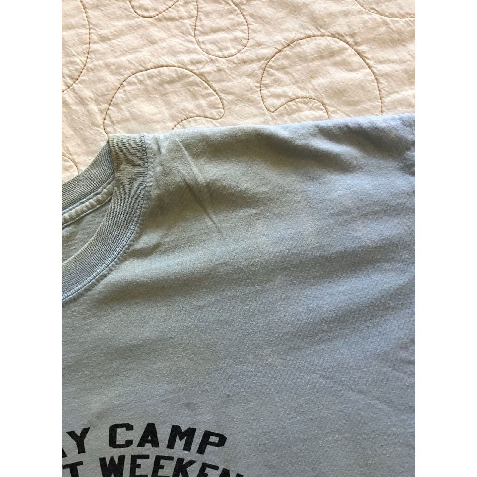 Gildan Gildan T-Shirt Cub Day Space Camp Michigan Blue XL 2005 Webelos Resident Camp Space Men Size US XL / EU 56 / 4 - 4 Thumbnail