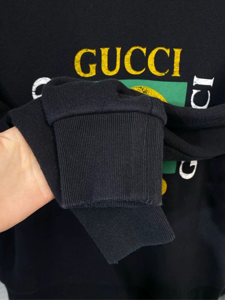 Gucci Gucci Double G square logo, make old destruction, sweatshir Size US M / EU 48-50 / 2 - 8 Thumbnail