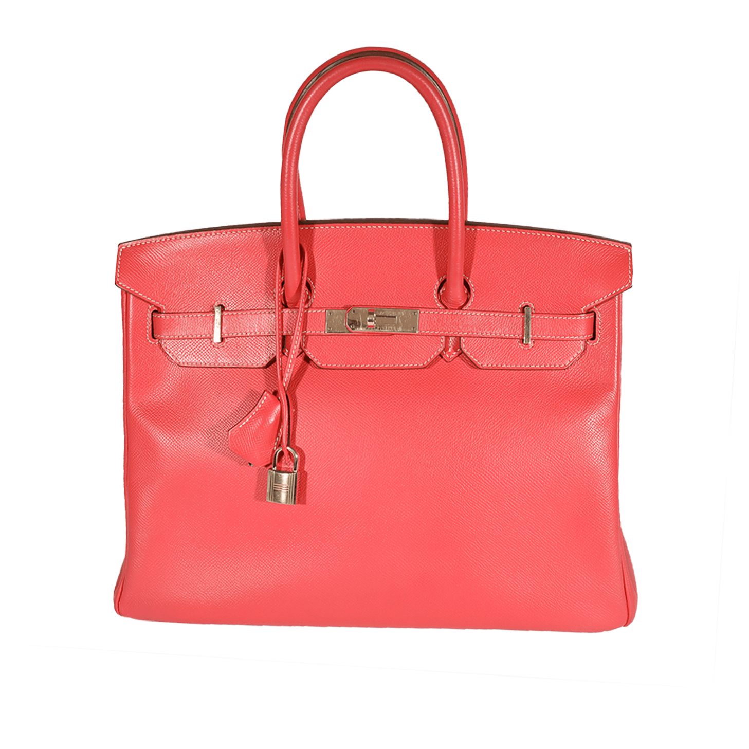 image of Hermes Limited Edition Rose Jaipur & Gold Epsom Candy Birkin 35 Ghw in Pink, Women's