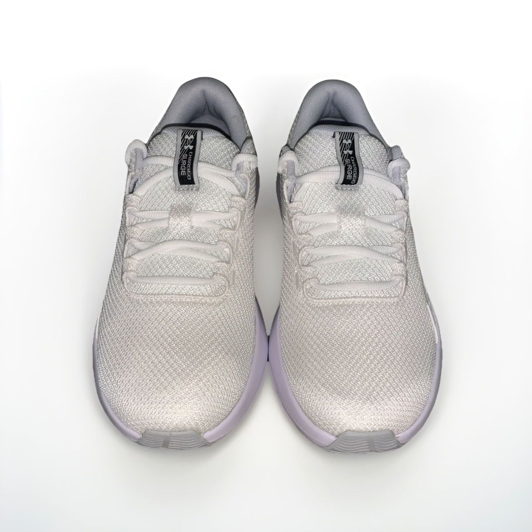 Under Armour Under Armour Charged Surge 4 White/Grey Mens US 8.5 Sneaker Size US 9 / EU 42 - 2 Thumbnail