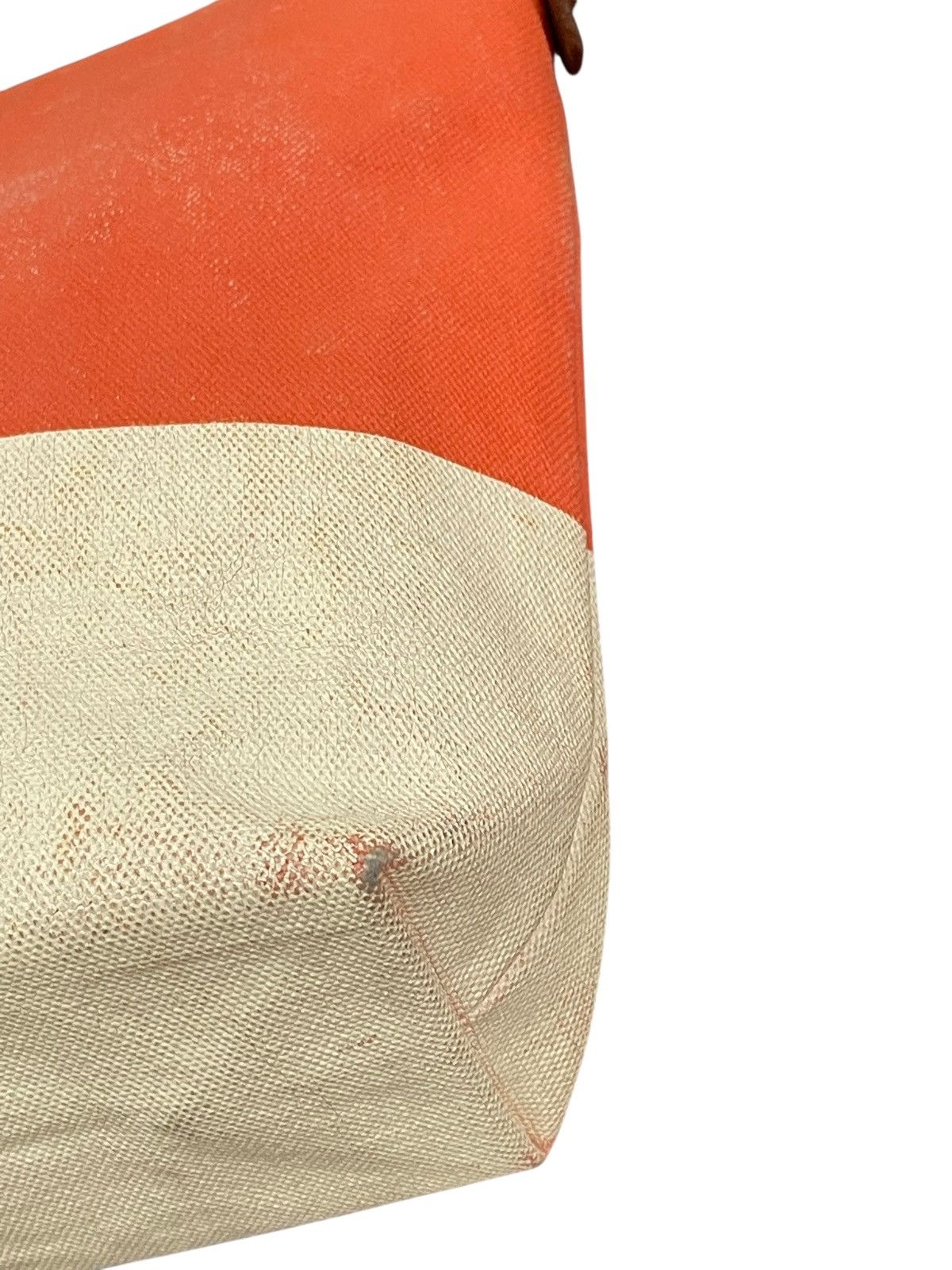 Comme des Garcons × Stussy Leather Cotton Coated Sunset Craftman Cross Body Bag 7🟩 Size ONE SIZE - 7 Thumbnail