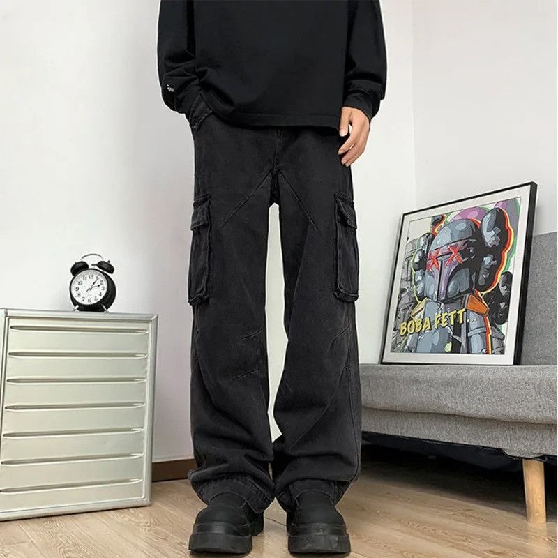 Jean × Vintage Black High Streetwear Denim Size US 32 / EU 48 - 1 Thumbnail