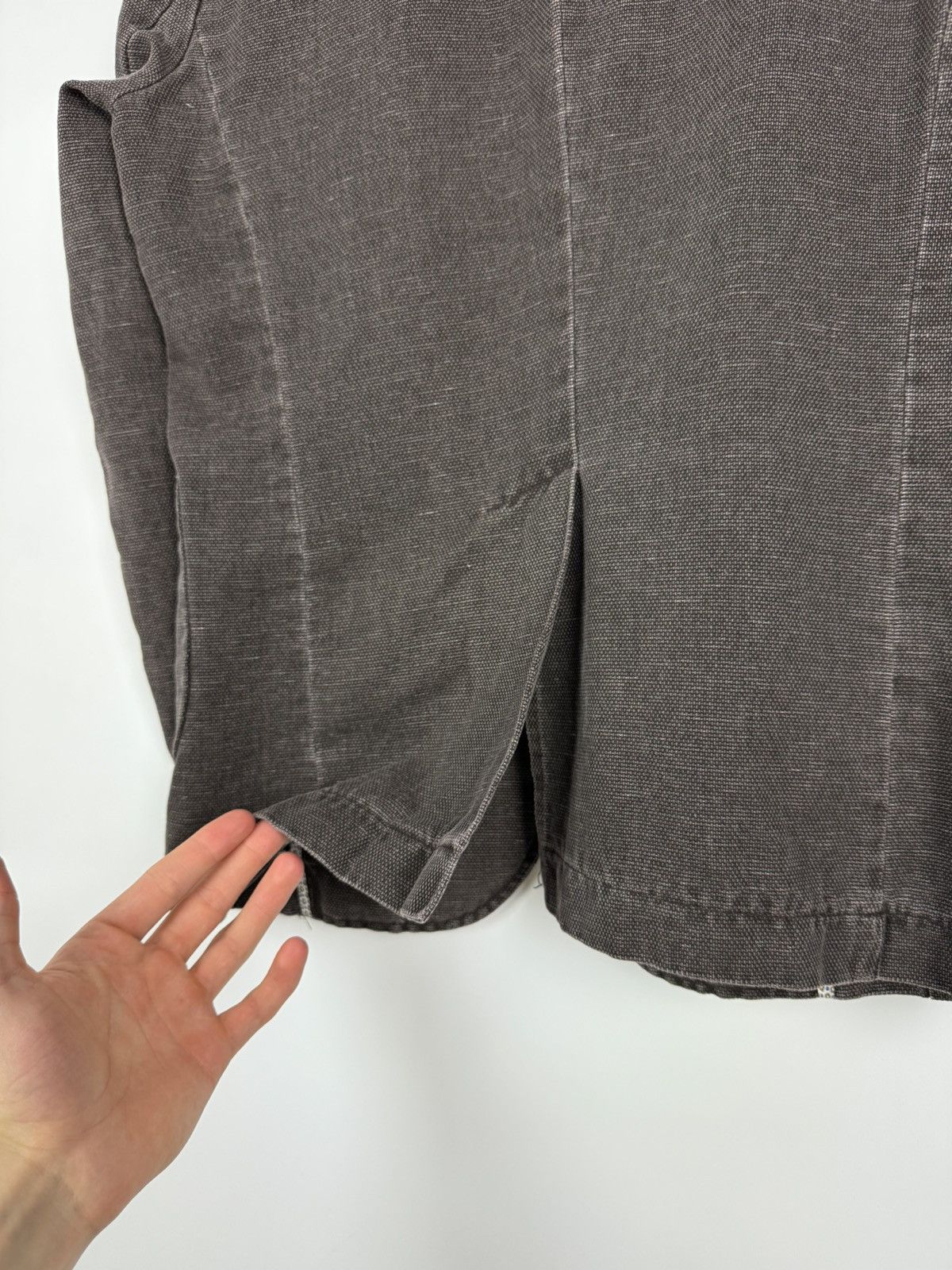 Other Exibit La Sartoria Brown Blazer Jacket Made in Italy Size 48R - 10 Thumbnail