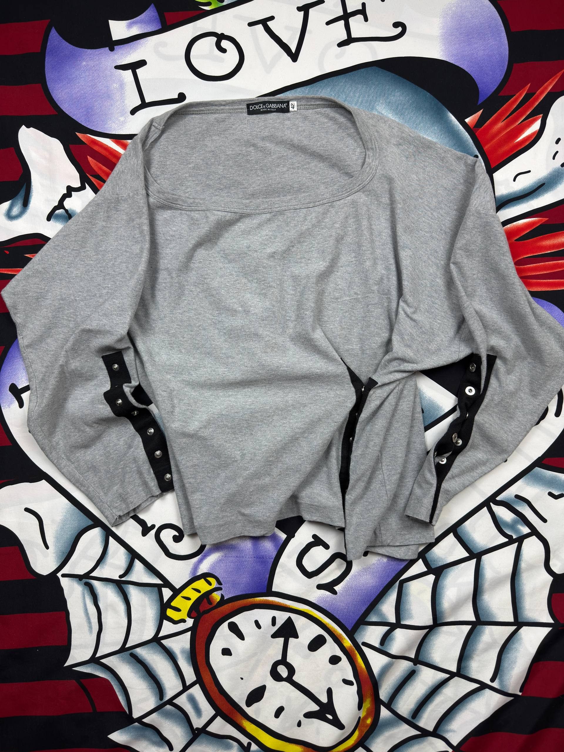Dolce & Gabbana Dolce&Gabbana Avant Garde sweatshirt Asymmetrical Size 42 l Size L / US 10 / IT 46 - 1 Thumbnail