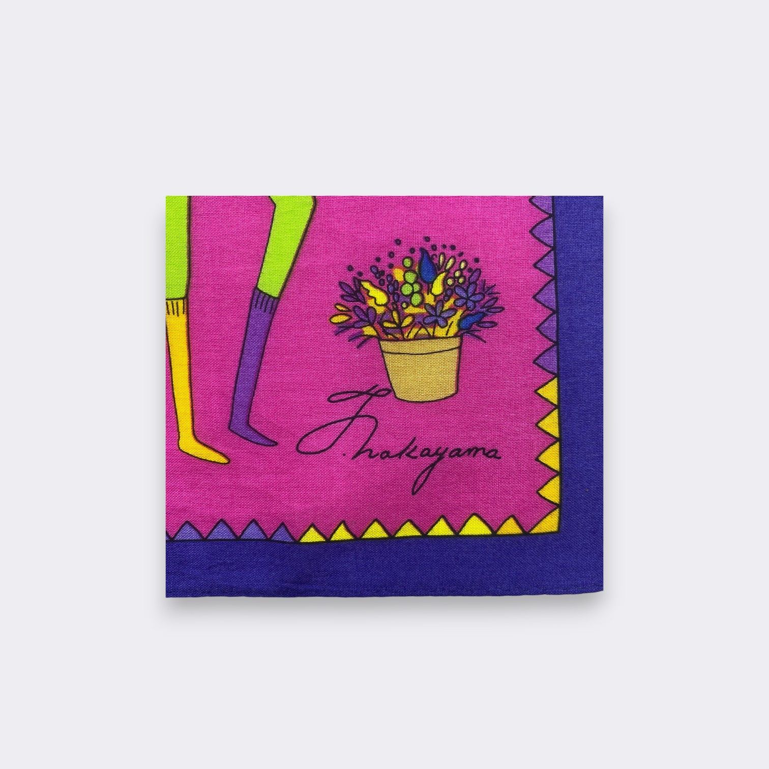 Japanese Brand Vintage Hakayama Handkerchief Neckerchief H170N Size ONE SIZE - 2 Thumbnail