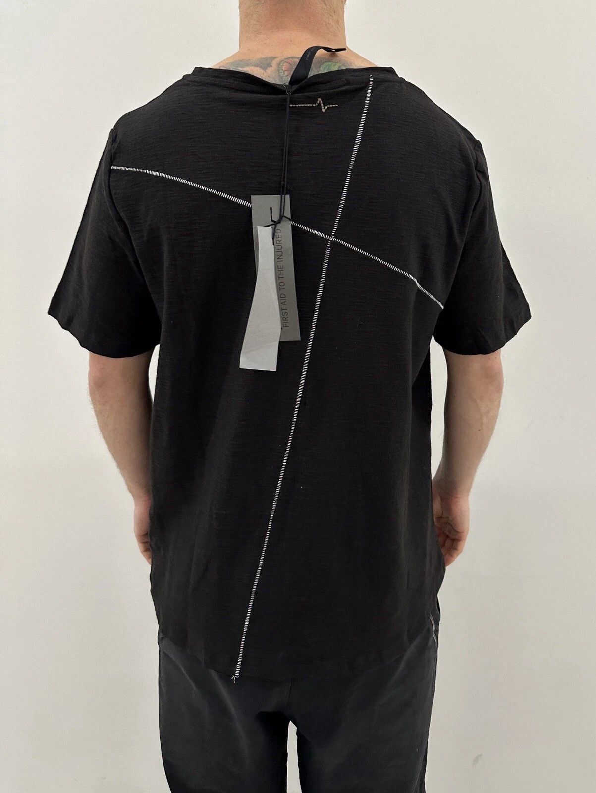 First Aid To The Injured First Aid To The Injured Men T-shirt Black Tee Avant Garde Size US XXL / EU 58 / 5 - 4 Thumbnail