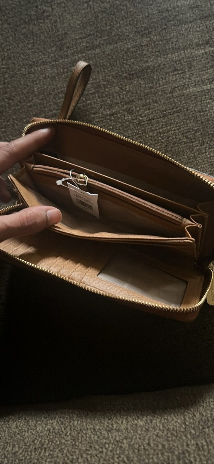 Michael Kors Gold Michael Kors Designer Travel Wallet Size ONE SIZE - 4 Thumbnail