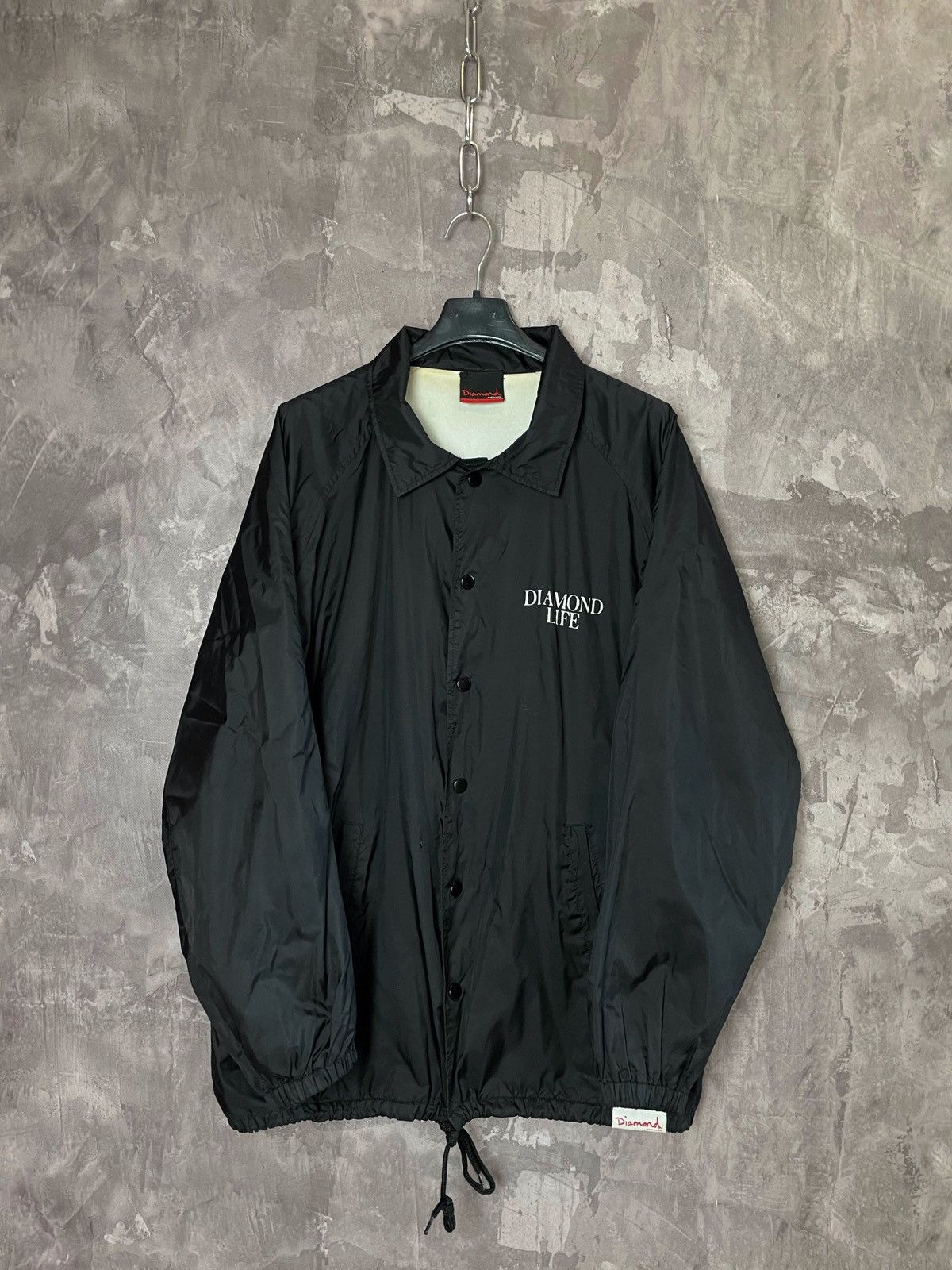 Diamond Supply Co. × Vintage Diamond Supply Co OG Script Coach Jacket Windbreaker New DS Size US M / EU 48-50 / 2 - 2 Thumbnail
