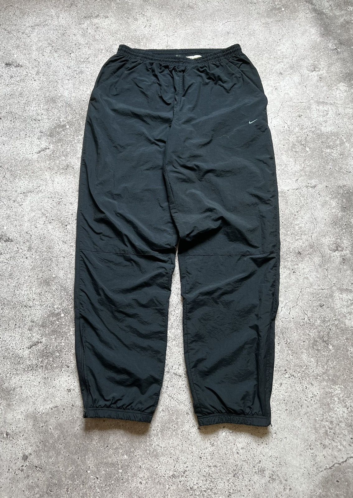 Nike × Vintage Vintage Nike Track Pants Navy Blue Y2K Size US 36 / EU 52 - 1 Thumbnail