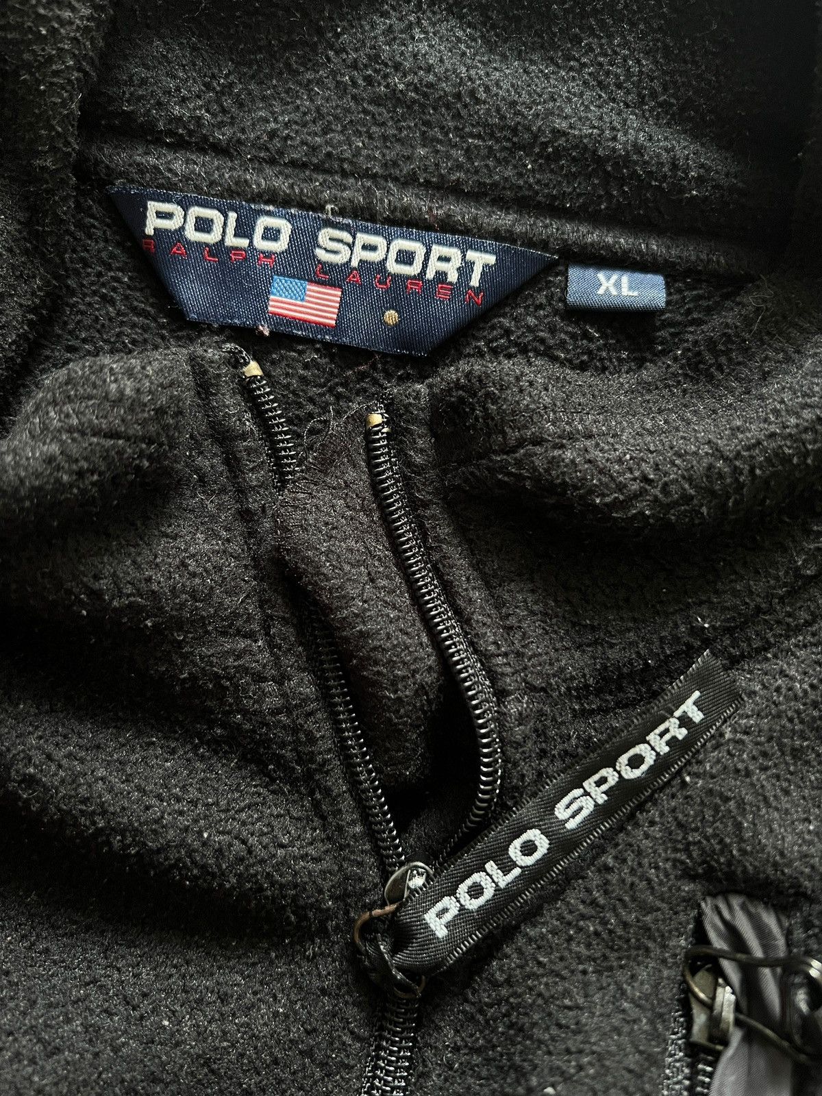 Polo Ralph Lauren Vintage Polo Sport Polartec Half Zip Fleece Sweater Size US XL / EU 56 / 4 - 6 Thumbnail