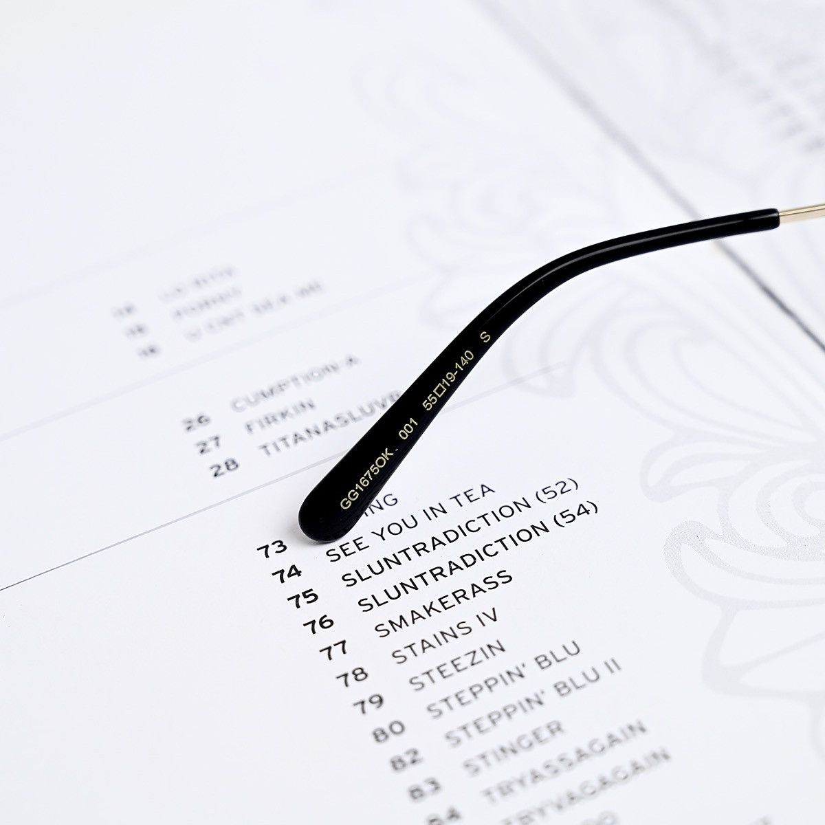 Gucci GUCCI GG1675OK GLASSES Size ONE SIZE - 5 Thumbnail