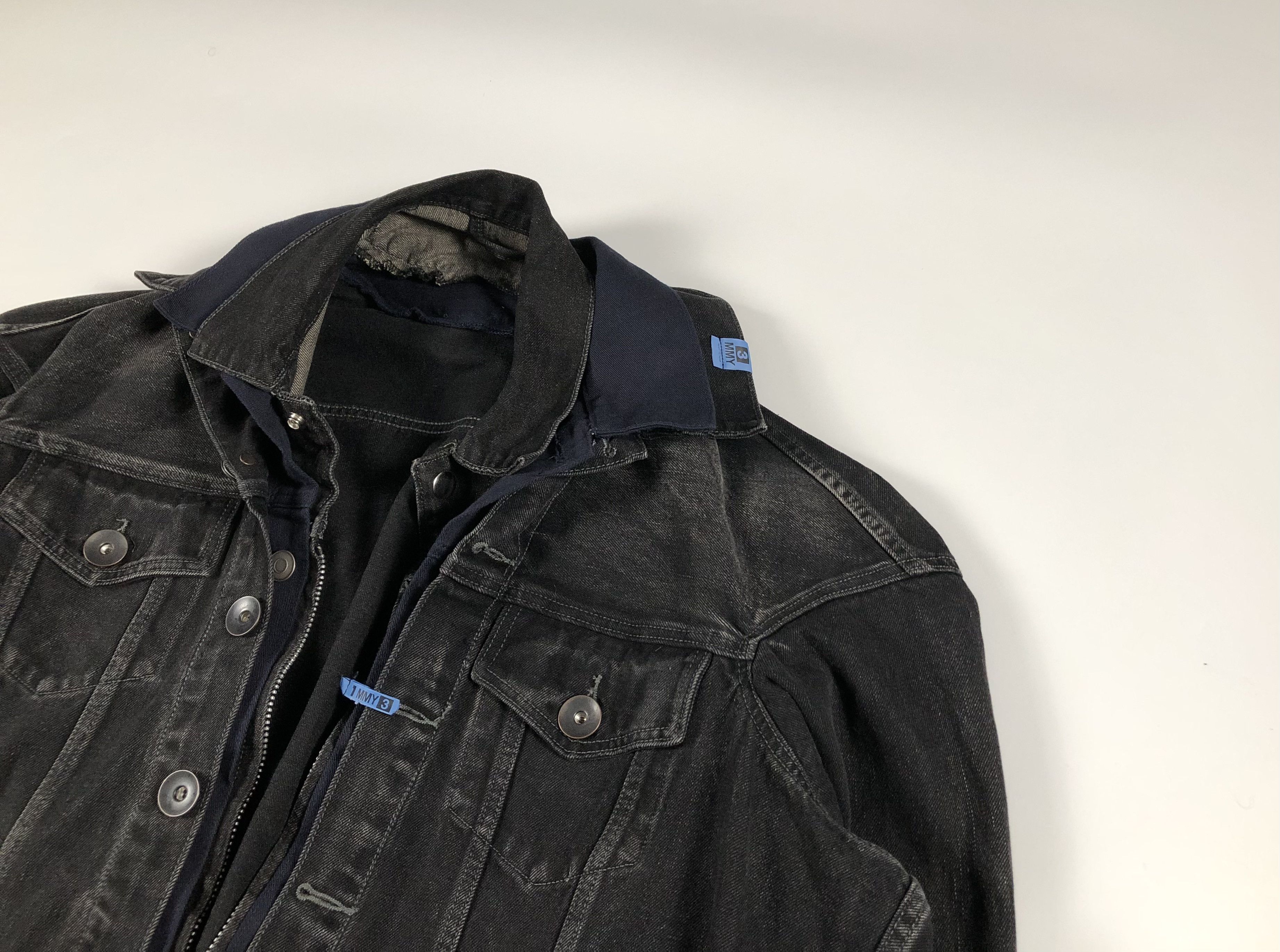 Maison MIHARA YASUHIRO Maison Mihara Yasuhiro Triple Layered Denim Jacket Size US M / EU 48-50 / 2 - 2 Thumbnail