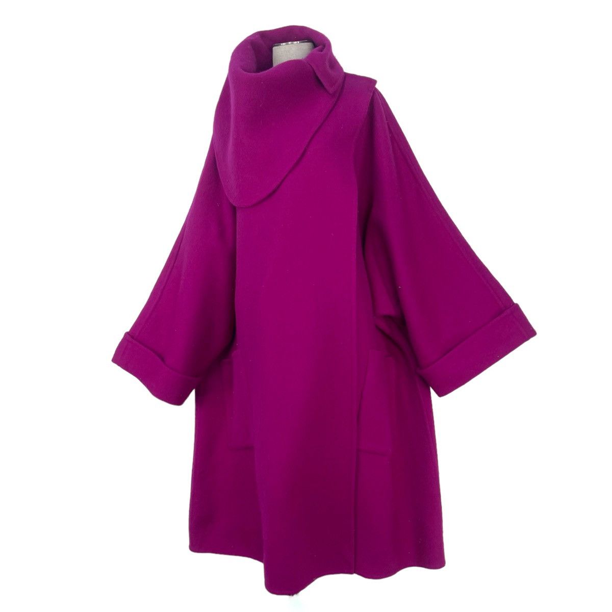 Yohji Yamamoto Runaway F/W 1987 Purple Wool Coat Size M / US 6-8 / IT 42-44 - 5 Thumbnail