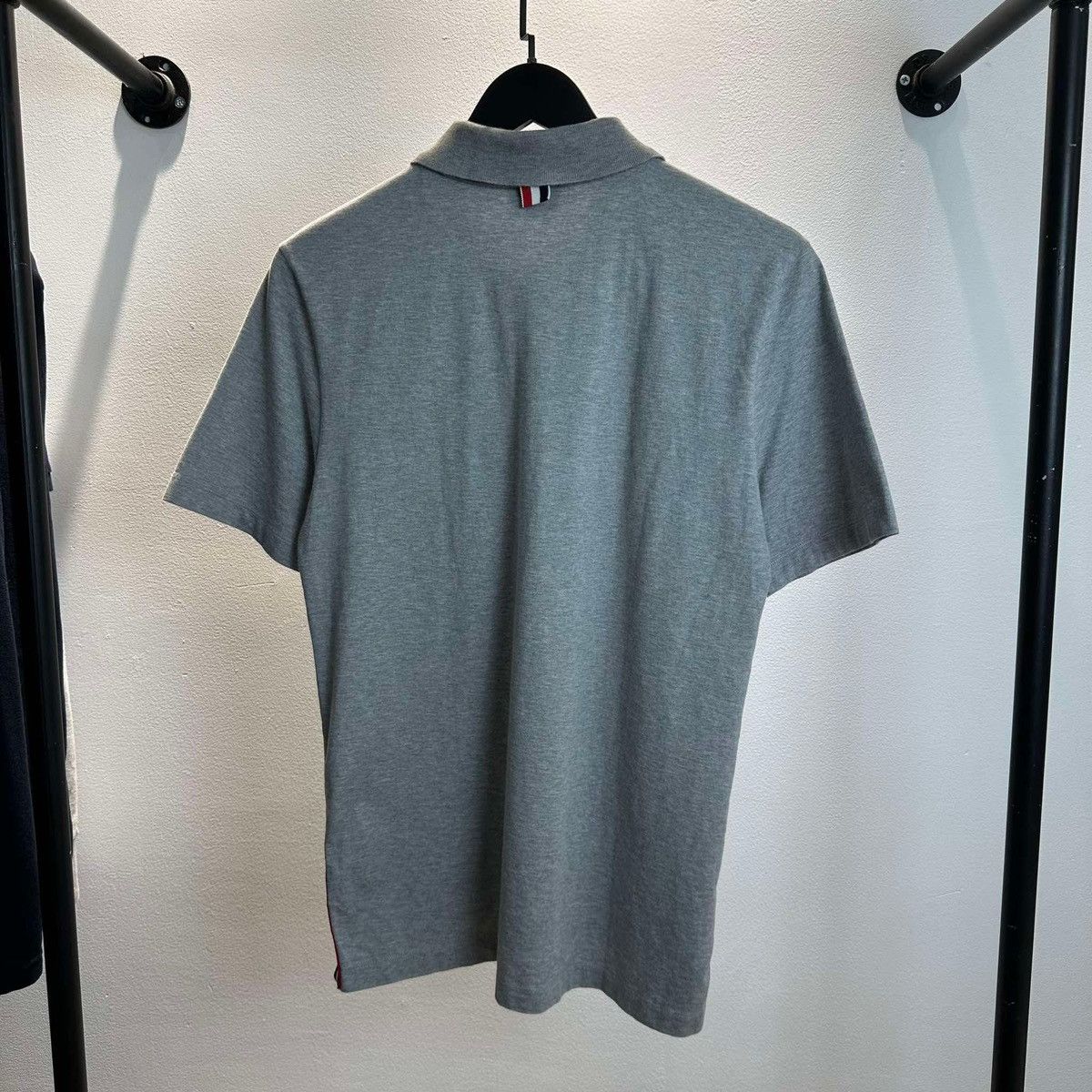 Thom Browne THOM BROWNE STRIPED POLO SHIRT Size US M / EU 48-50 / 2 - 2 Thumbnail