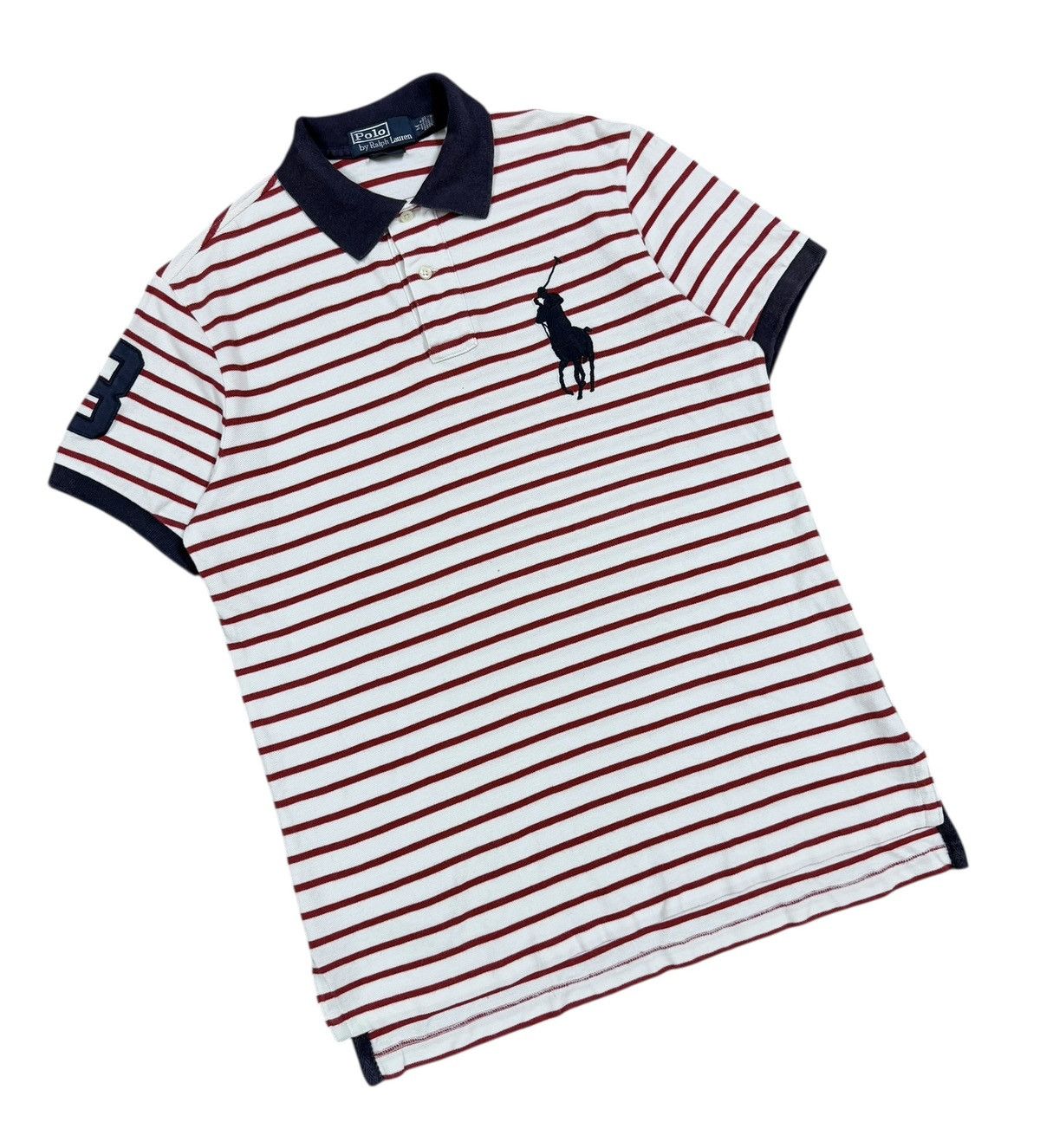 Polo Ralph Lauren Vtg🐎Polo Ralph Lauren No.3 Big Pooney Polo Shirt Size US M / EU 48-50 / 2 - 5 Thumbnail
