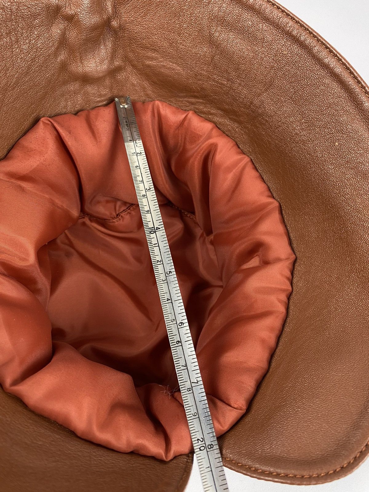 Designer × Leather Genuine Leather Bucket Hat One size Size ONE SIZE - 11 Thumbnail