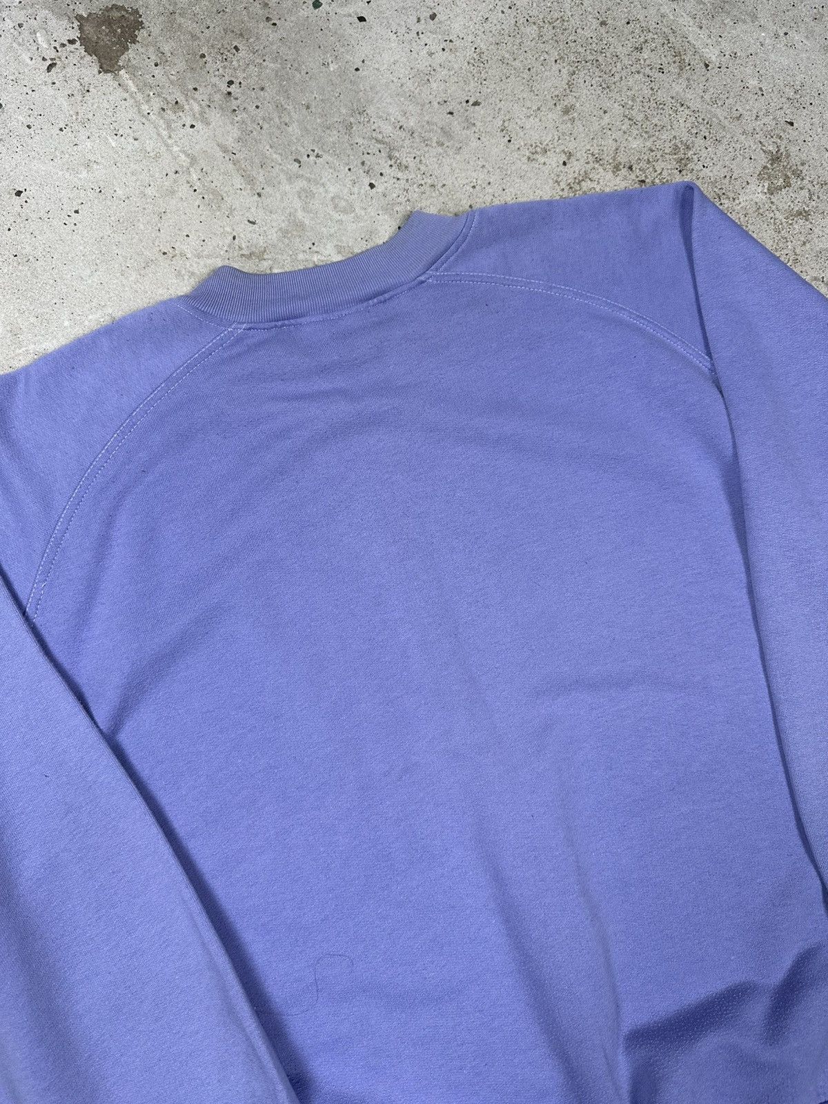 Adidas × Vintage Vintage 90s Adidas Boxy Fit Purple Faded Crewneck Sweatshirt Size US L / EU 52-54 / 3 - 12 Thumbnail