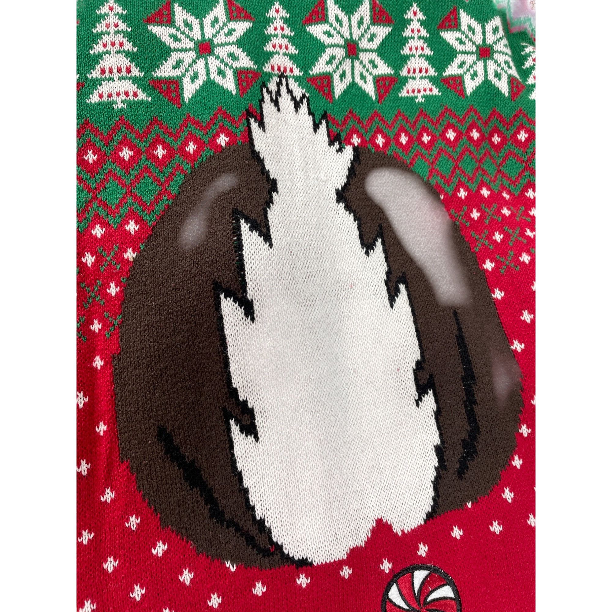 Other Ugly Christmas Sweater Unisex Cayenne Green Reindeer Size XX Size US XXL / EU 58 / 5 - 12 Thumbnail