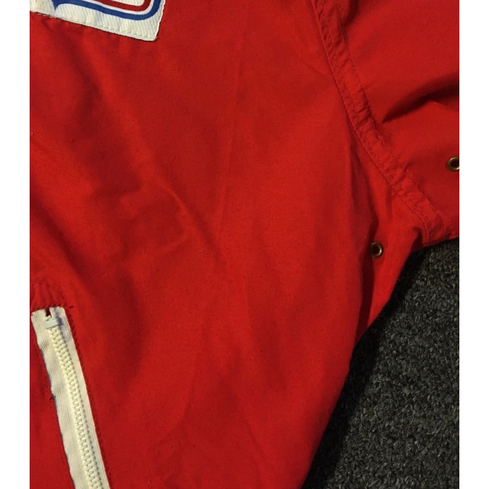Levi's Vtg 1984 Levi’s Los Angeles Olympic Motorola Official Sponsor Promo Jacket M L USA Track TV Sport 80s Size US L / EU 52-54 / 3 - 6 Thumbnail