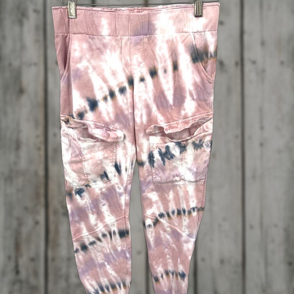 Young Fabulous & Broke Young Fabulous & Broke Jogger Pants Womens XS Pink Solid Fleece Pockets Boho 90s Size 26" / US 2 / IT 38 - 1 Thumbnail