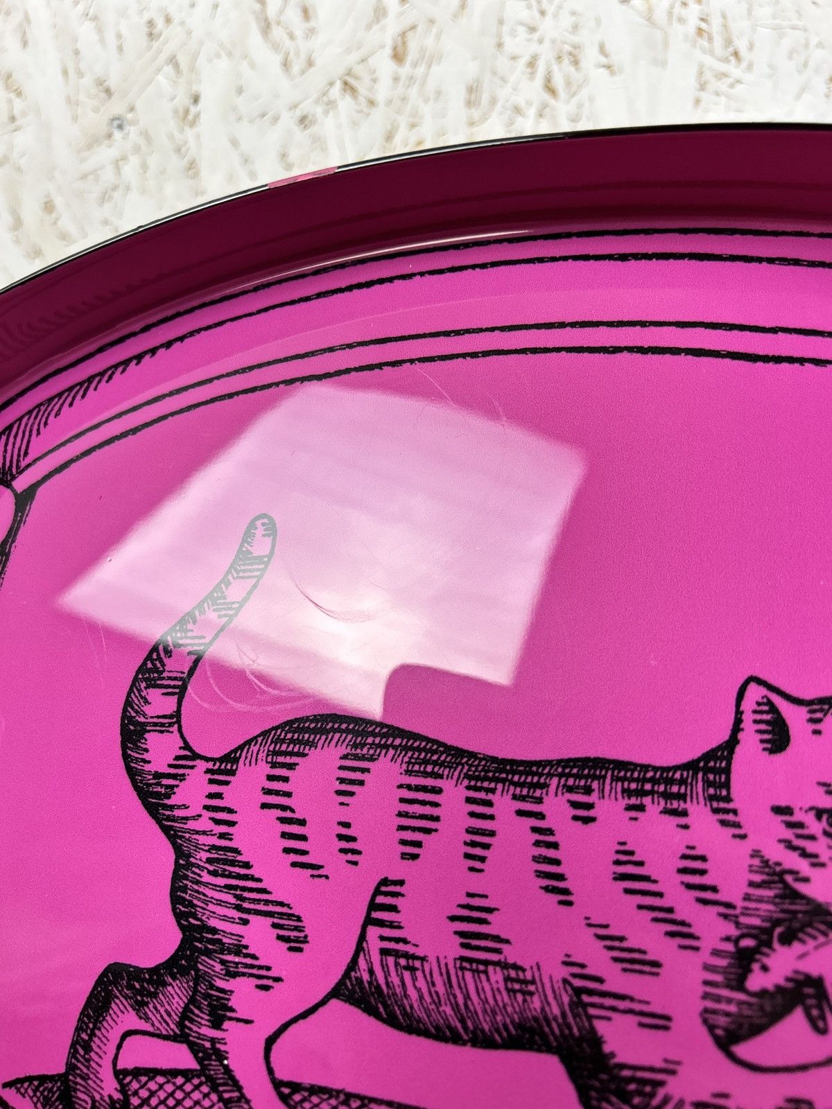 Gucci Gucci Pink Cat Serving Tray Metal AW17 Size ONE SIZE - 8 Thumbnail