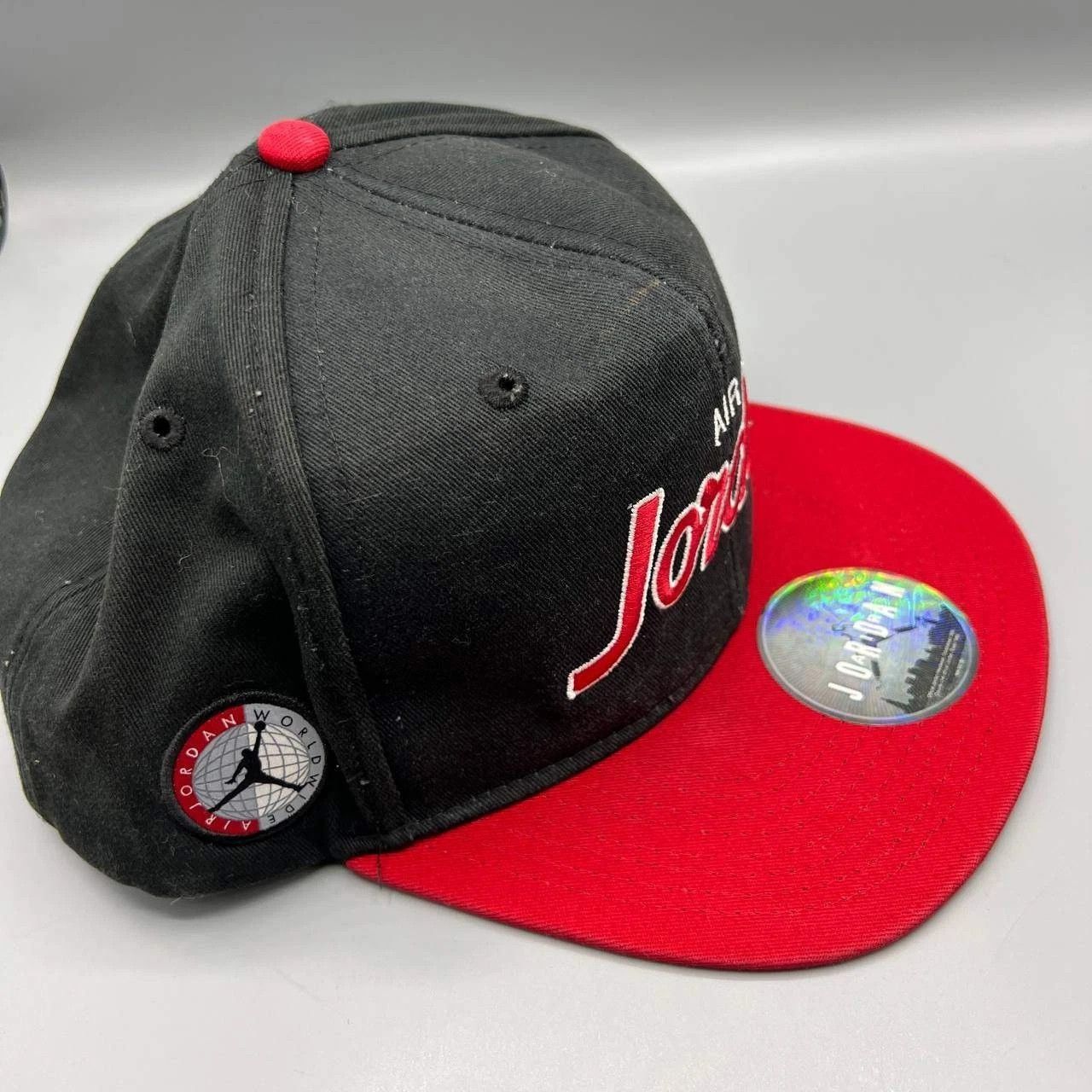Jordan Brand Air Jordan Hat Men Black Red Embroidered Snap Back Cap Size ONE SIZE - 6 Thumbnail