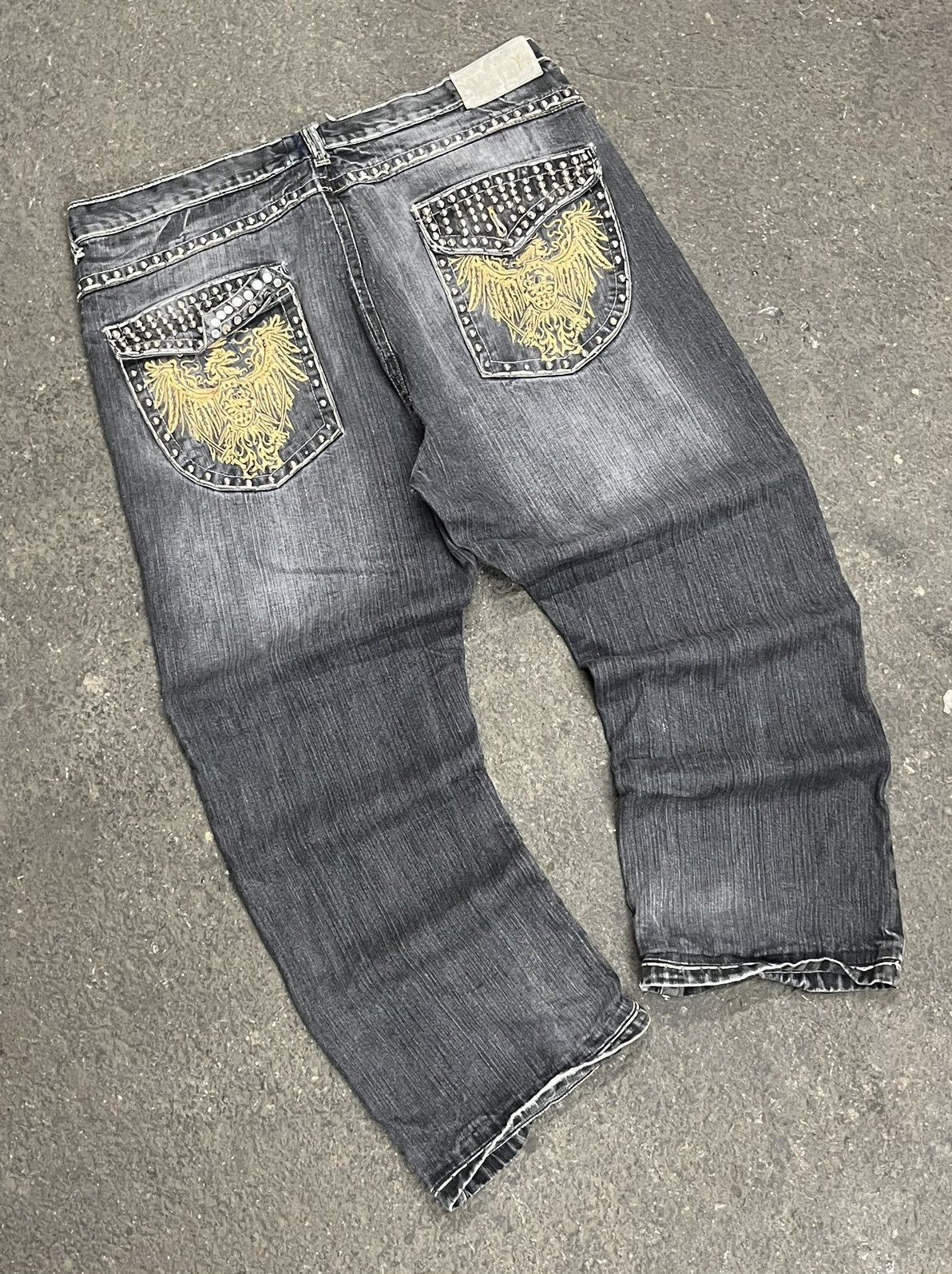 JNCO Y2k baggy fit jnco style grunge opium skater emo cyber rare Size US 38 / EU 54 - 1 Thumbnail