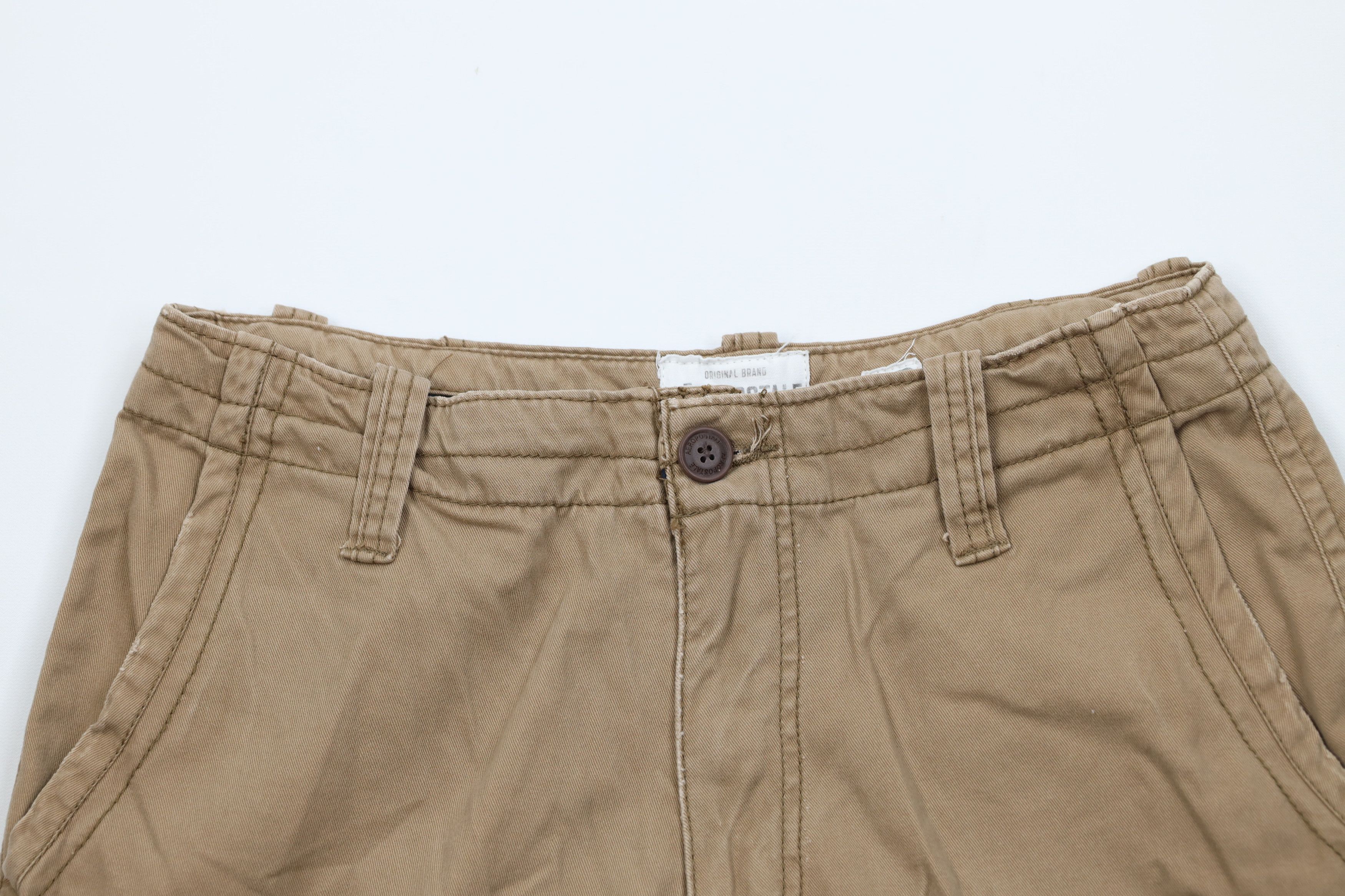 Aeropostale Vintage Y2K Aeropostale Front Heavyweight Chino Shorts Beige Size US 32 / EU 48 - 2 Thumbnail