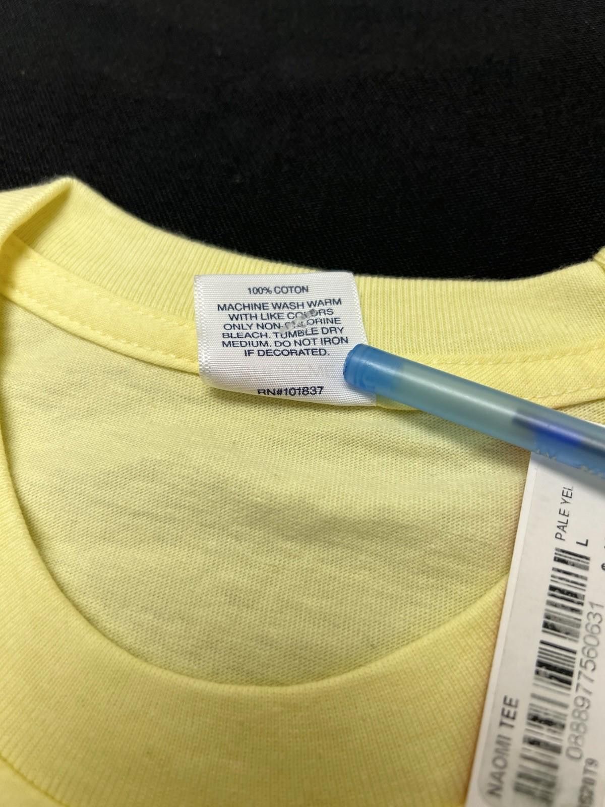 Supreme SS20 Supreme Naomi Tee Yellow L Large Size US L / EU 52-54 / 3 - 8 Thumbnail