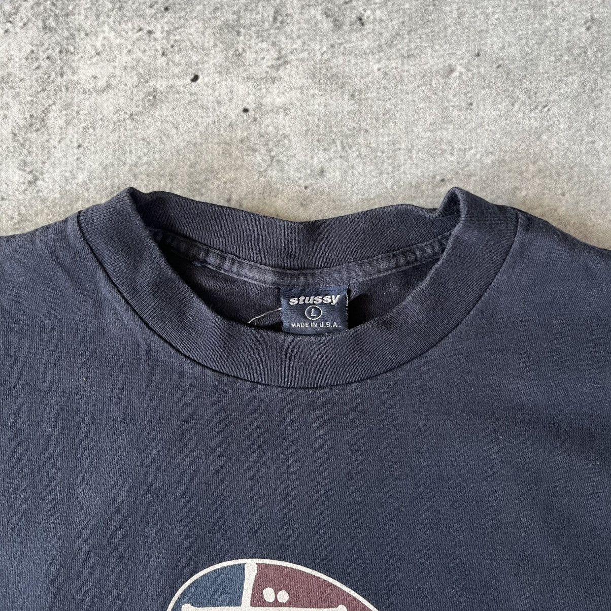 Stussy Vintage Stussy graphic tee L made in usa 90s single stitch Size US L / EU 52-54 / 3 - 7 Thumbnail