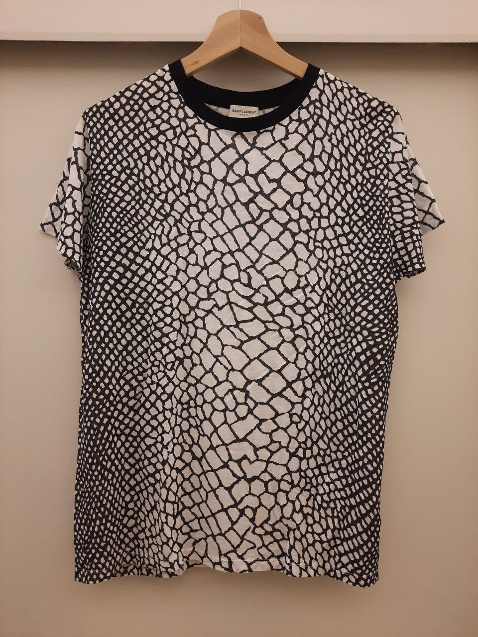Saint Laurent Paris Crocodile Print Tee Size US XS / EU 42 / 0 - 1 Thumbnail