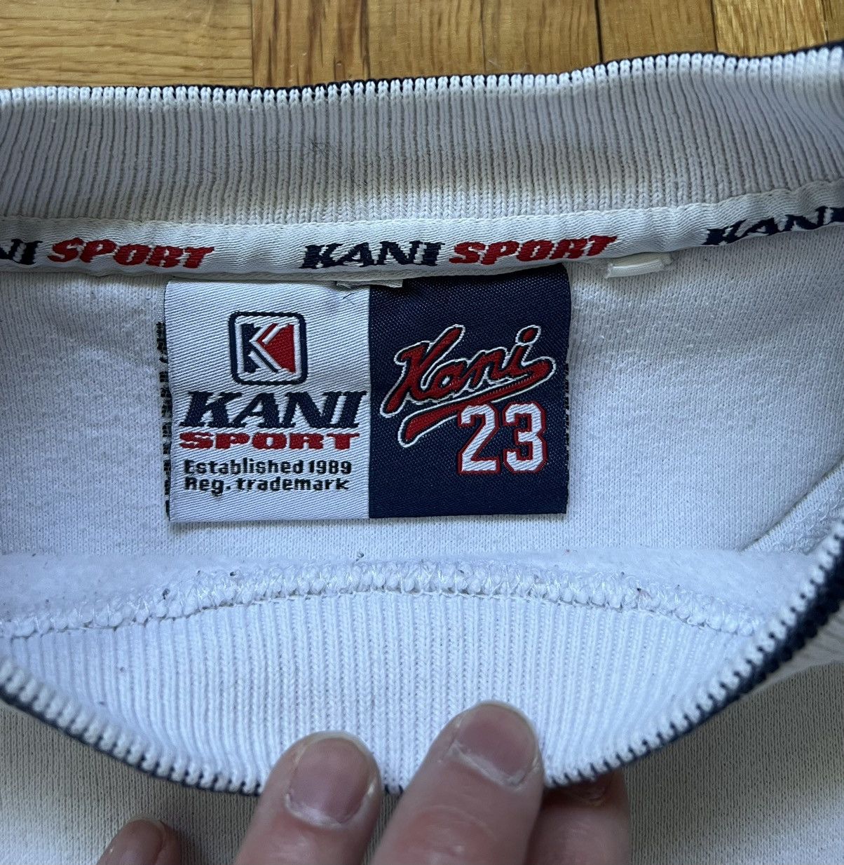 Karl Kani Sweatshirt Karl Kani Big Logo Vintage 90’s Boxy Fit 63x61 cm Size US L / EU 52-54 / 3 - 4 Thumbnail