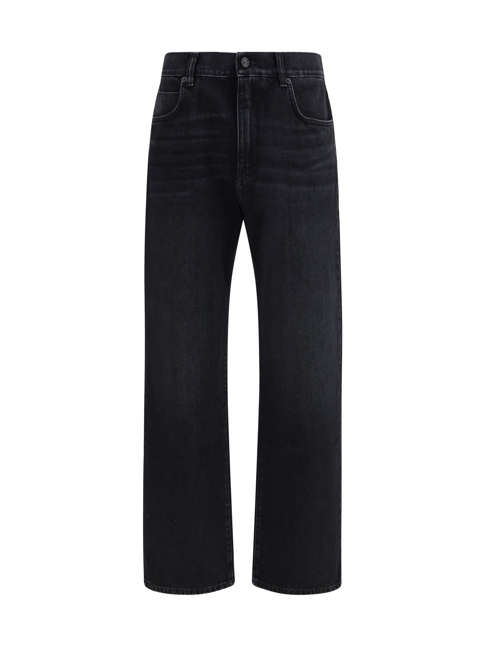 Balmain Loose-fit denim Jeans Size US 30 / EU 46 - 1 Thumbnail