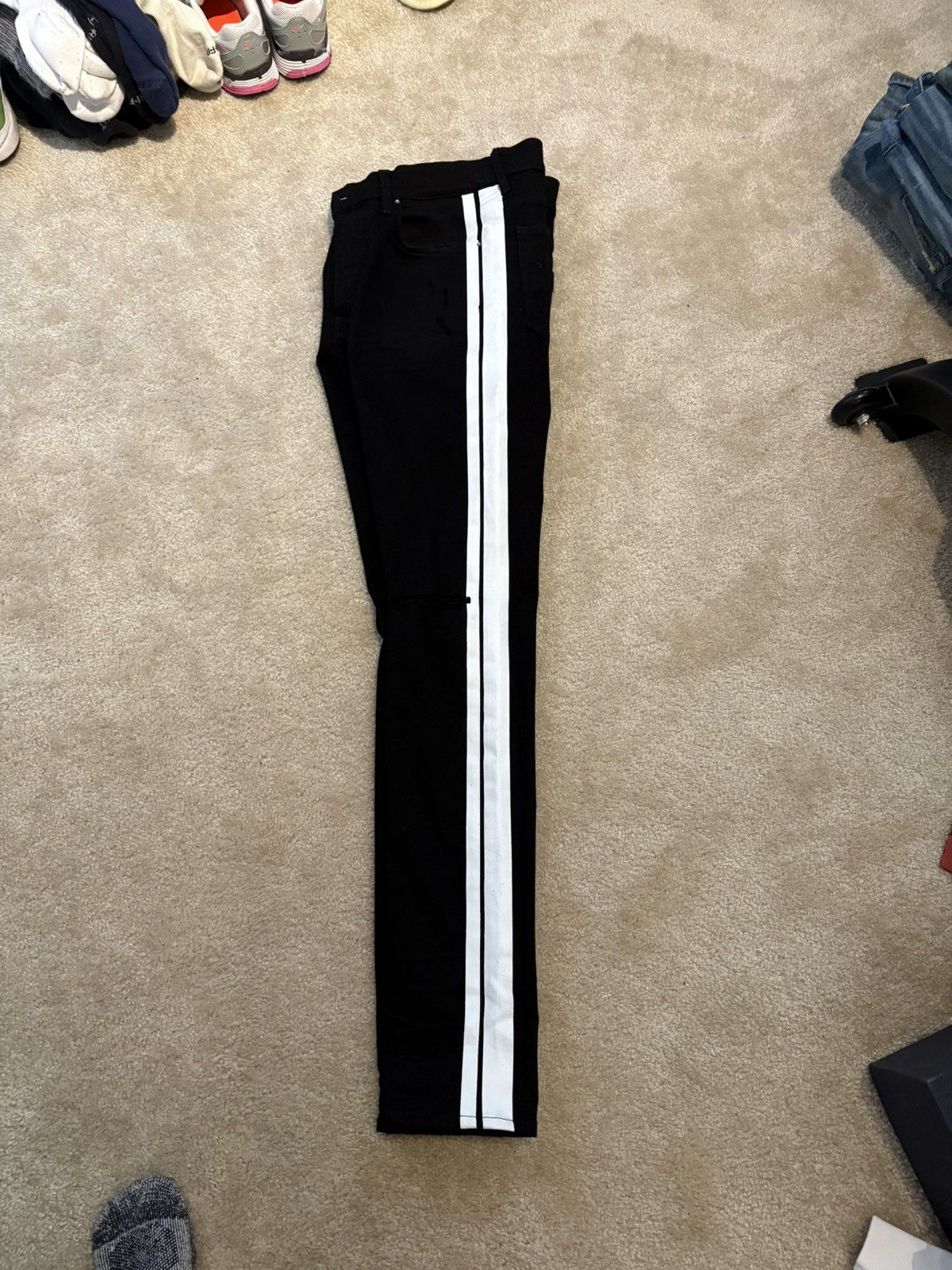 Amiri Track striped Amiri jeans Size US 32 / EU 48 - 5 Thumbnail